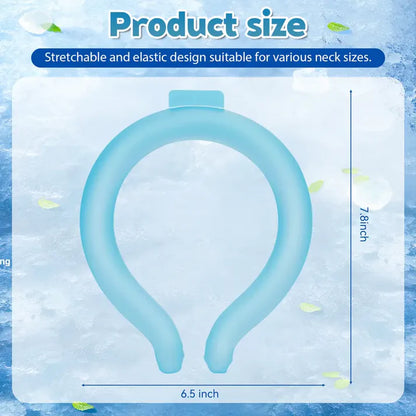 Neck Cooling Tube with ColdInsulated Bag Reusable for OutdoorIndoor Activities